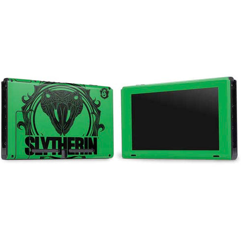 Wizarding Worlds Harry Potter Slytherin Illustration Nintendo Switch Bundle Skin