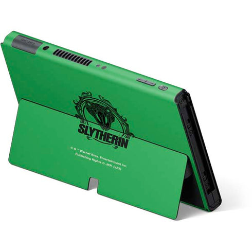 Wizarding Worlds Harry Potter Slytherin Illustration Nintendo Switch OLED (2021) Skin