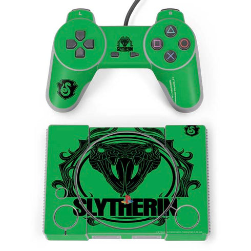 Wizarding Worlds Harry Potter Slytherin Illustration PlayStation Classic Bundle Skin