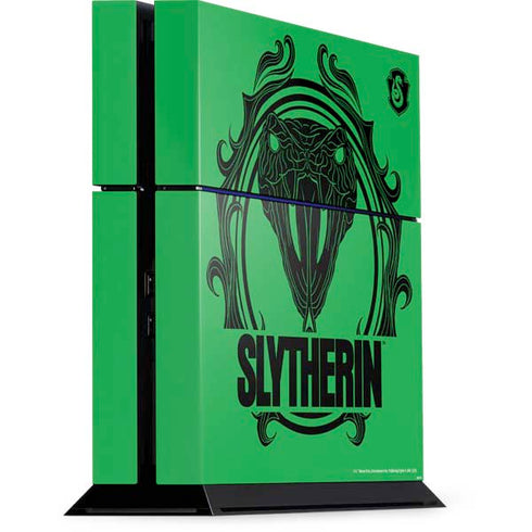 Wizarding Worlds Harry Potter Slytherin Illustration PS4 Console Skin