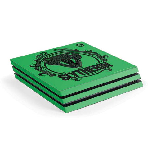 Wizarding Worlds Harry Potter Slytherin Illustration PS4 Pro Console Skin