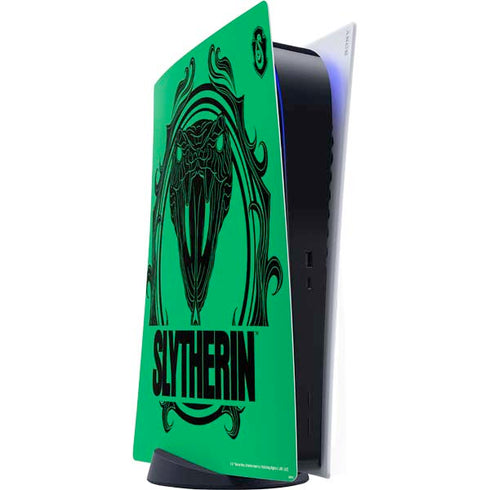 Wizarding Worlds Harry Potter Slytherin Illustration PS5 Digital Edition Console Skin