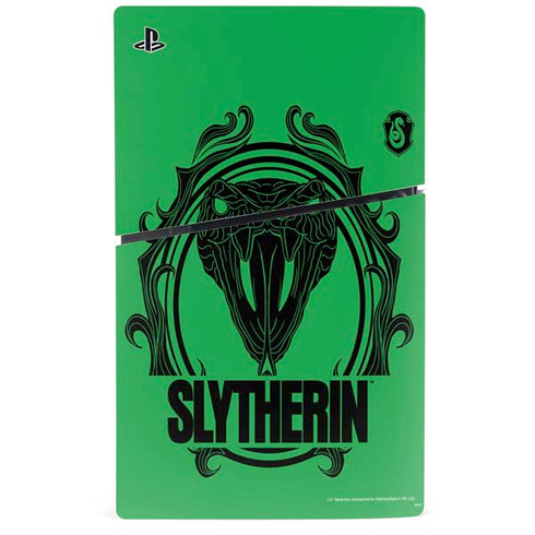 Wizarding Worlds Harry Potter Slytherin Illustration PS5 Slim Disk Bundle Skin