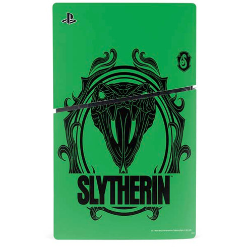 Wizarding Worlds Harry Potter Slytherin Illustration PS5 Slim Disk Console Skin