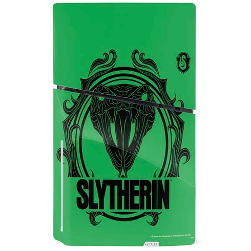 Wizarding Worlds Harry Potter Slytherin Illustration PS5 Slim Disk Console Skin