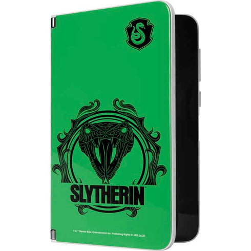 Wizarding Worlds Harry Potter Slytherin Illustration Surface Duo Skin