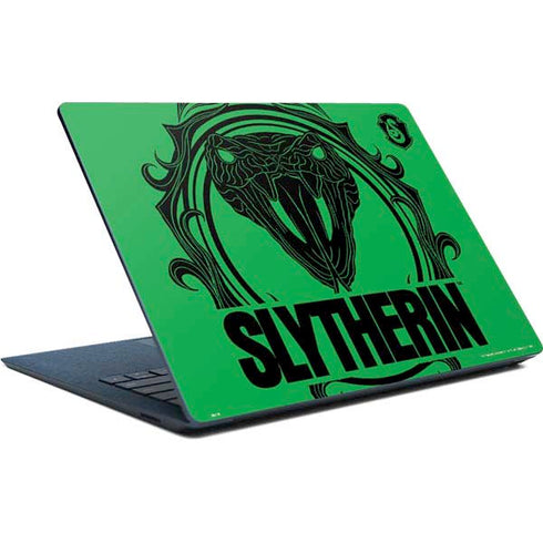 Wizarding Worlds Harry Potter Slytherin Illustration Surface Laptop Skin