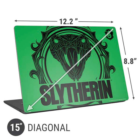 Wizarding Worlds Harry Potter Slytherin Illustration Universal Laptop 15in (12.2 x 8.8in) Skin