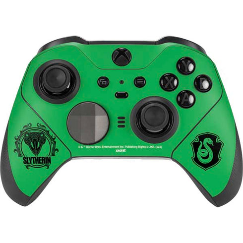 Wizarding Worlds Harry Potter Slytherin Illustration Xbox Elite Wireless Controller Series 2 Skin