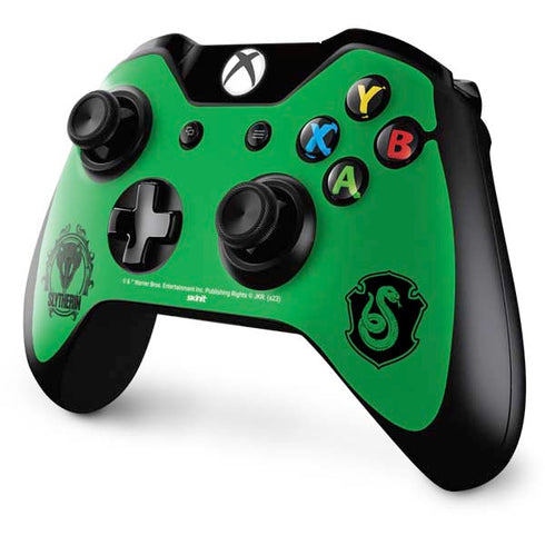 Wizarding Worlds Harry Potter Slytherin Illustration Xbox One Controller Skin