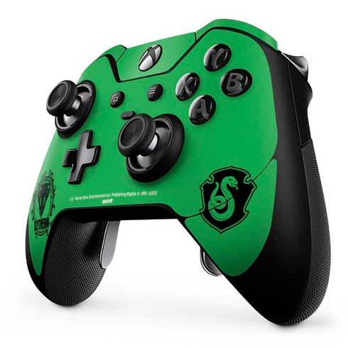 Wizarding Worlds Harry Potter Slytherin Illustration Xbox One Elite Controller Skin
