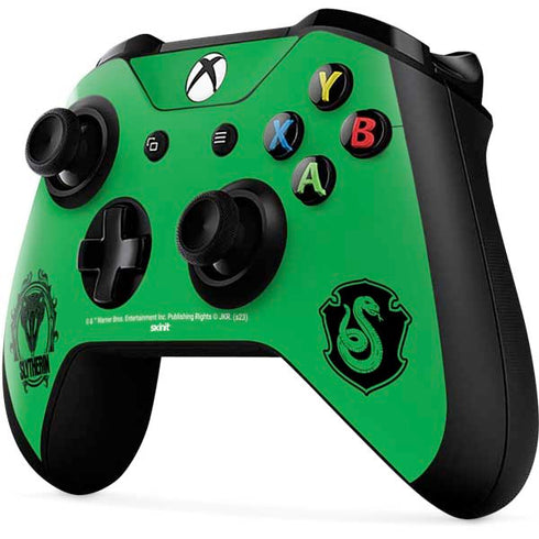 Wizarding Worlds Harry Potter Slytherin Illustration Xbox One X Controller Skin