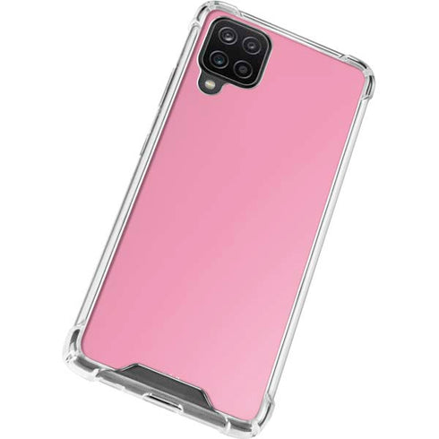 Smart Cover Pink Galaxy A12 Clear Case