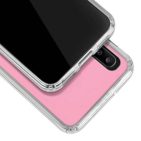 Smart Cover Pink Galaxy A30 Clear Case