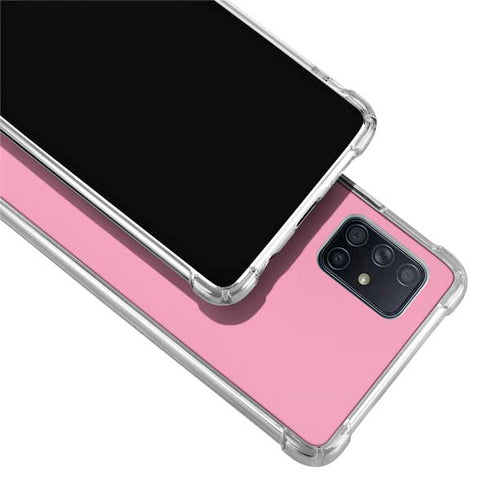 Smart Cover Pink Galaxy A51 5G Clear Case