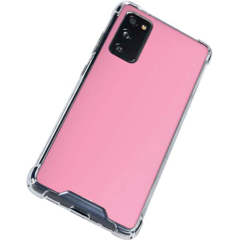 Smart Cover Pink Galaxy S20 FE Clear Case