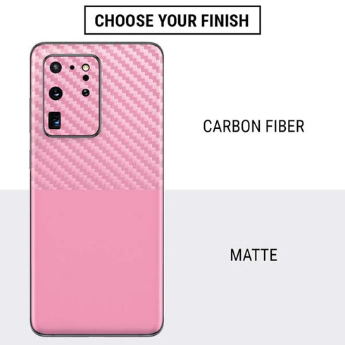 Smart Cover Pink Galaxy S20 Ultra 5G Skin