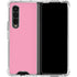 Smart Cover Pink Galaxy Z Fold4 5G Clear Case