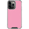 Smart Cover Pink iPhone 15 Pro Clear Case