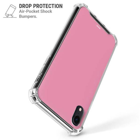 Smart Cover Pink iPhone XR Clear Case