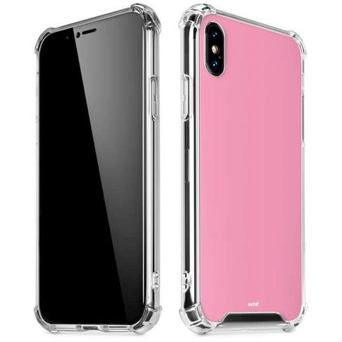 Smart Cover Pink iPhone XS Max Clear Case