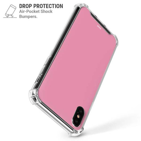 Smart Cover Pink iPhone XS Max Clear Case