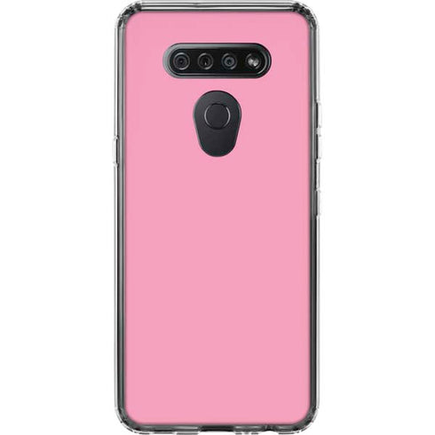 Smart Cover Pink LG K51/Q51 Clear Case