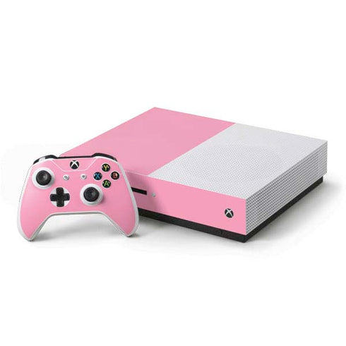 Smart Cover Pink Xbox One S Console and Controller Bundle Skin