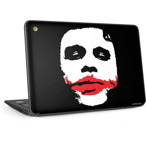 The Dark Knight Smeared Joker HP Chromebook Skin