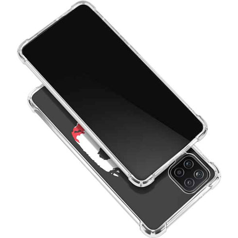 The Dark Knight Smeared Joker Galaxy A12 Clear Case