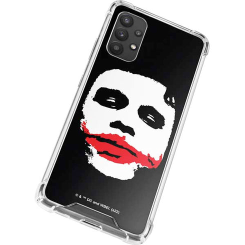 The Dark Knight Smeared Joker Galaxy A32 5G Clear Case
