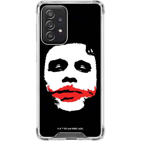 The Dark Knight Smeared Joker Galaxy A52 5G Clear Case