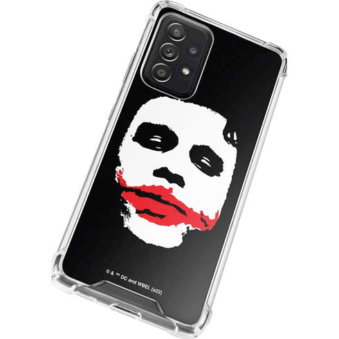 The Dark Knight Smeared Joker Galaxy A52 5G Clear Case