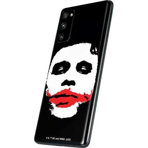 The Dark Knight Smeared Joker Galaxy S20 Fan Edition Skin