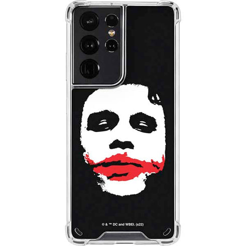 The Dark Knight Smeared Joker Galaxy S21 Ultra 5G Clear Case