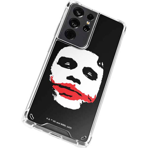 The Dark Knight Smeared Joker Galaxy S21 Ultra 5G Clear Case