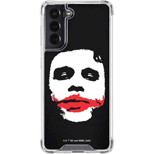 The Dark Knight Smeared Joker Galaxy S22 Clear Case