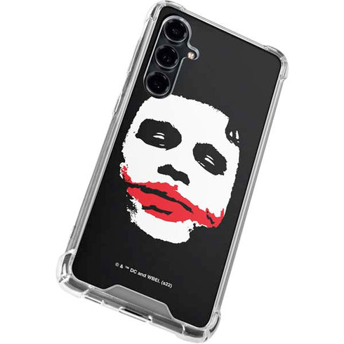 The Dark Knight Smeared Joker Galaxy S23 FE Clear Case