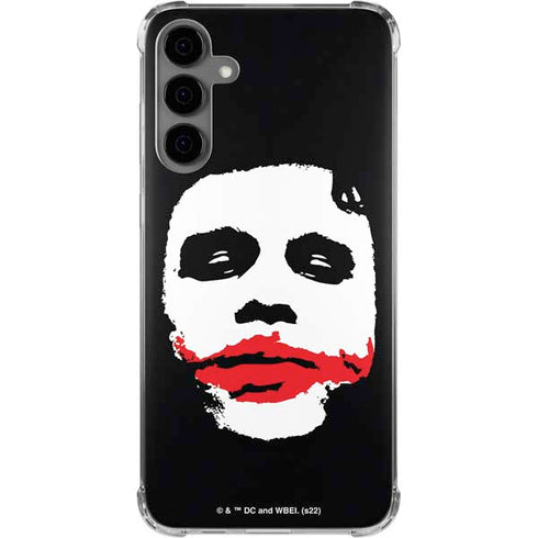 The Dark Knight Smeared Joker Galaxy S24 Plus Clear Case