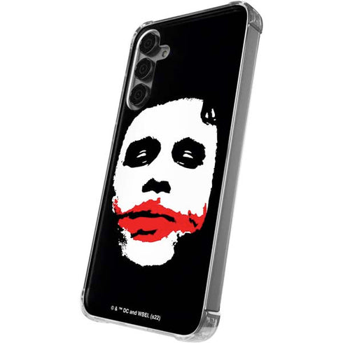 The Dark Knight Smeared Joker Galaxy S24 Plus Clear Case