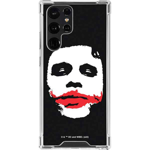 The Dark Knight Smeared Joker Galaxy S24 Ultra Clear Case