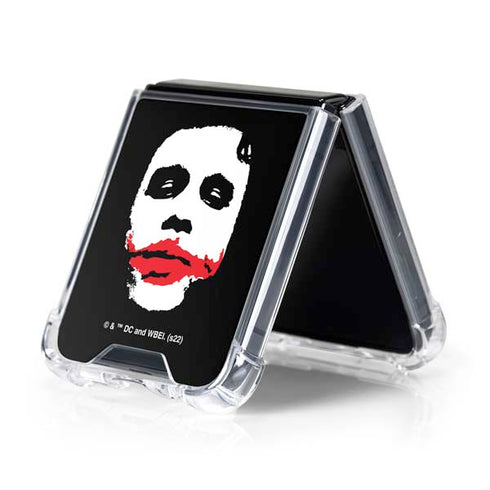 The Dark Knight Smeared Joker Galaxy Z Flip5 5G Clear Case