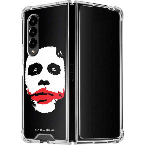 The Dark Knight Smeared Joker Galaxy Z Fold4 5G Clear Case
