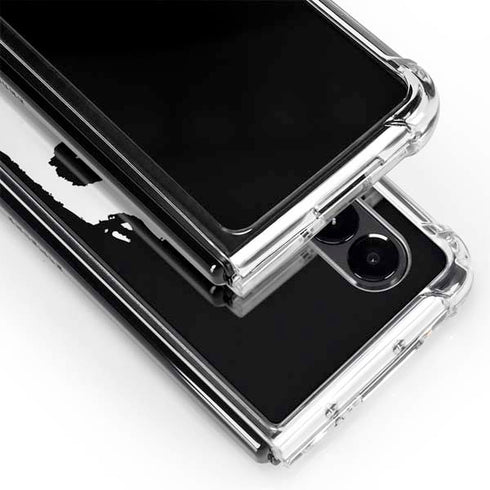 The Dark Knight Smeared Joker Galaxy Z Fold4 5G Clear Case