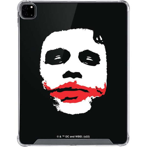 The Dark Knight Smeared Joker iPad Pro 12.9in (2020) Clear Case