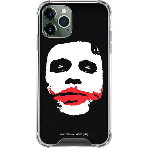 The Dark Knight Smeared Joker iPhone 11 Pro Max Clear Case