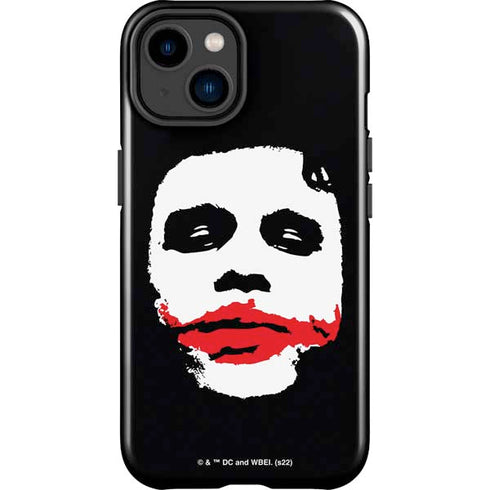 The Dark Knight Smeared Joker iPhone 15 Plus Impact Case
