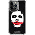 The Dark Knight Smeared Joker iPhone 14 Pro Clear Case