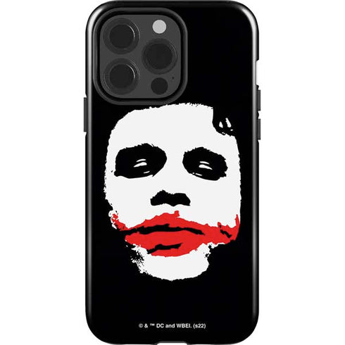 The Dark Knight Smeared Joker iPhone 15 Pro Impact Case