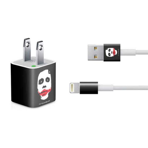 The Dark Knight Smeared Joker iPhone Charger (5W USB) Skin